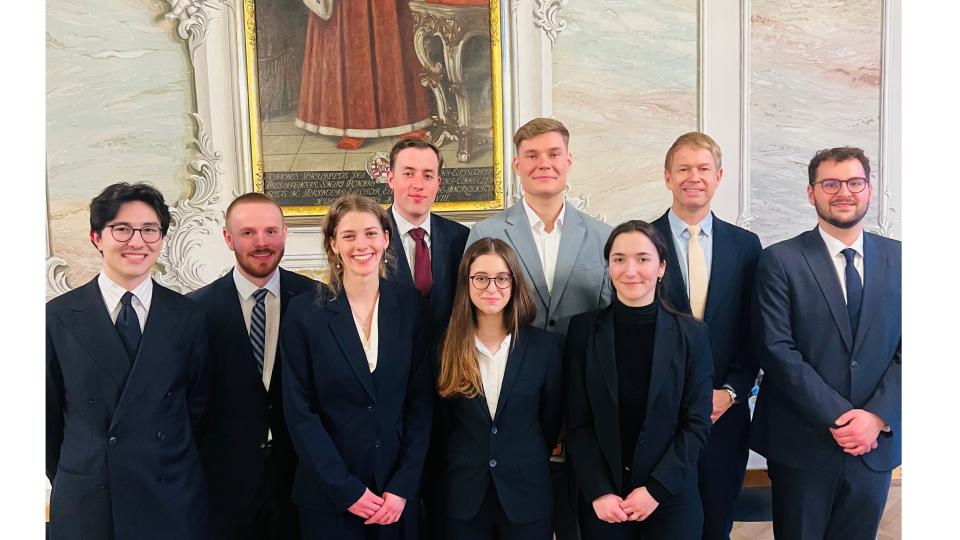 Das Team des Jessup Moot Court der RUB